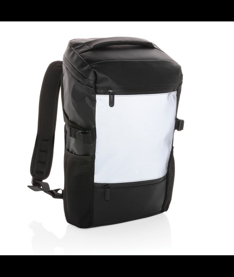MOCHILA REFLECTANTE DE PU PARA PORTÁTIL DE 15,6"