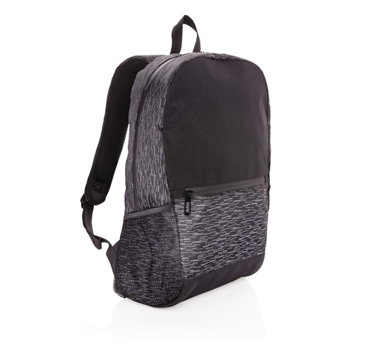 MOCHILA REFLECTANTE PARA PORTÁTIL RPET CON TRAZADOR AWARE ™