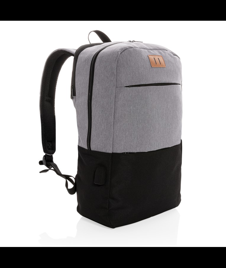 MODERNA MOCHILA PORTÁTIL DE 15.6" USB Y RFID SIN PVC