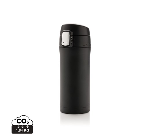 MUG 300ML À FERMETURE FACILE EN ACIER INOXYDABLE RECYCLÉ RCS