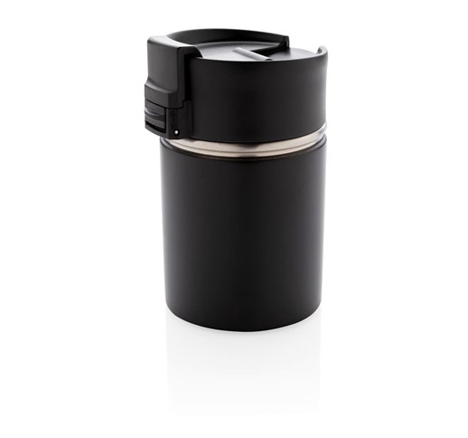 MUG COMPACT AVEC FINITION CÉRAMIQUE BOGOTA, NOIR