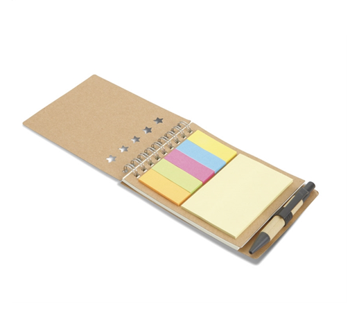 MULTIBOOK - NOTEBOOK WITH PEN STICKY NOTES 