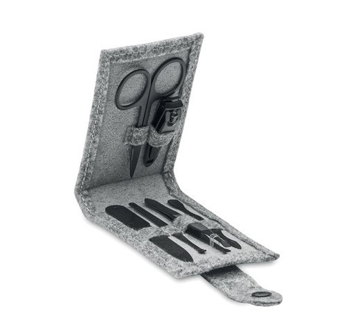 NAILKIT FELT-SET DE MANUCURE 6 PIÈCES FEUTRE RPET