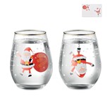 NOEL - SET DE 2 VERRES DE NOËL