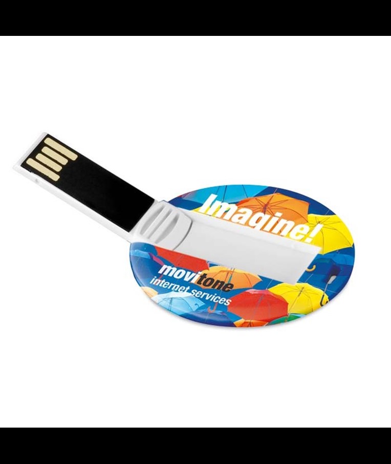 OKRUGLI USB FLASH POGON
