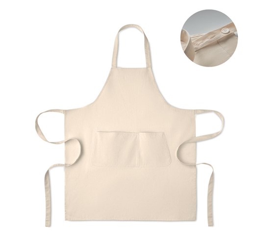 ORGANIC COTTON APRON GAMMA COLOUR 240 G/M²