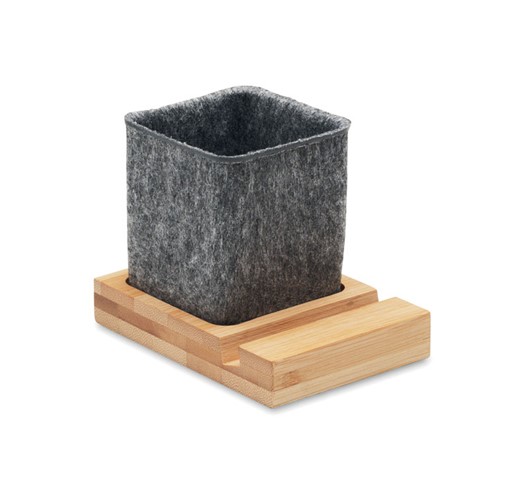 OROSTAN-RPET SOPORTE PARA TELÉFONO CON RECIPIENTE PARA ROTULADOR