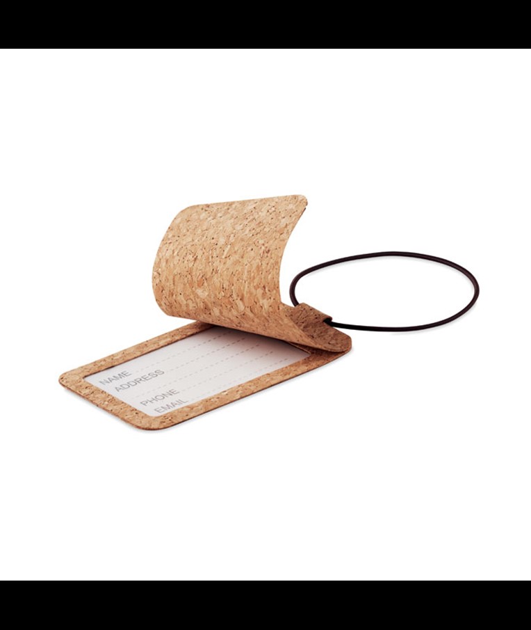 OVALIS - ETIQUETA DE EQUIPAJE DE CORCHO