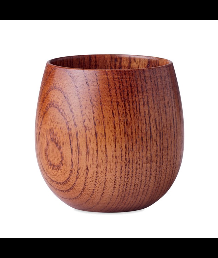 OVALIS - VASO DE MADERA DE ROBLE 250 ML