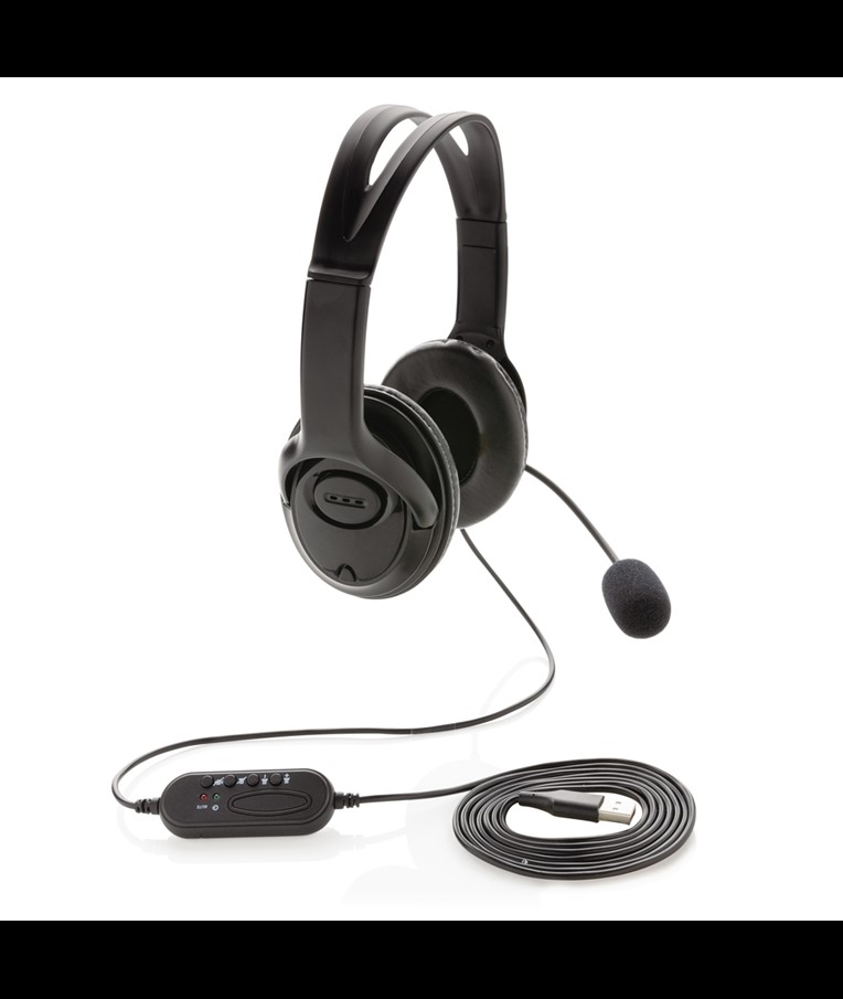 OVER EAR WIRED WORK HEADSET