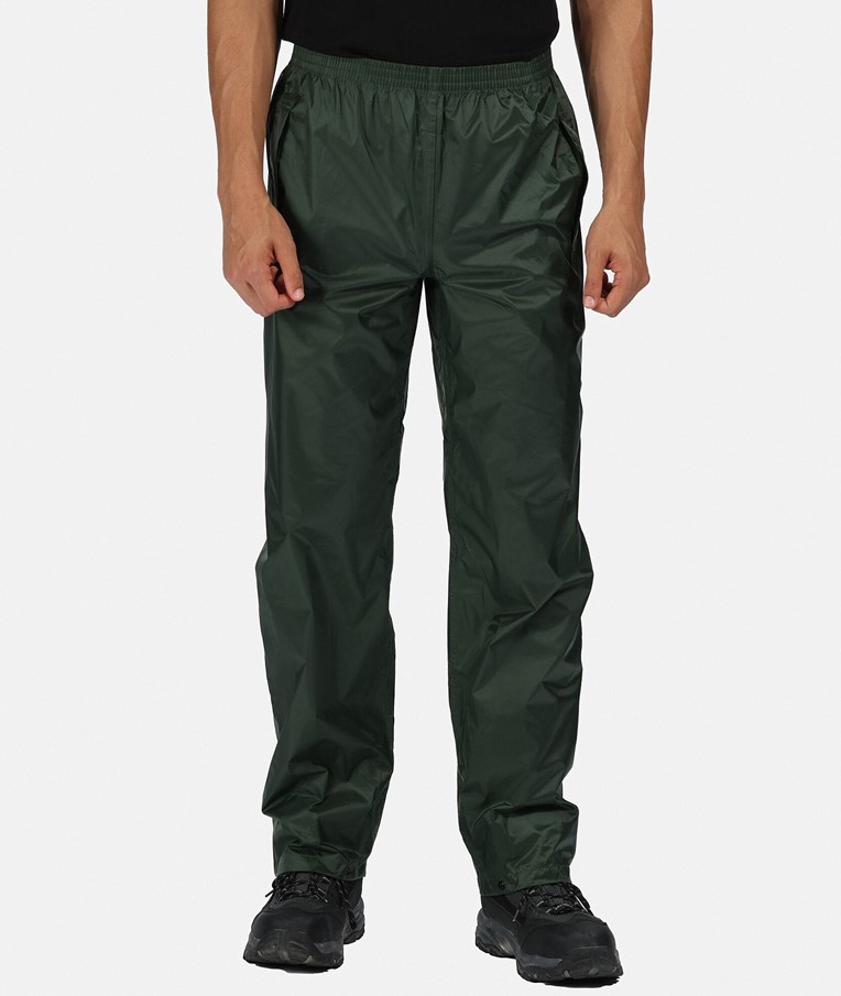 Regatta Mens Professional Pro Packaway Waterproof & Breathable Windproof Overtrousers Trousers