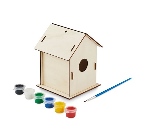 PAINTHOUSE-DIY KIT DE CASA PARA PÁJAROS DE MADERA