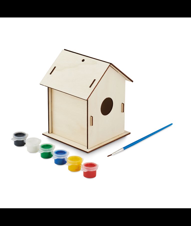 PAINTHOUSE-DIY KIT DE CASA PARA PÁJAROS DE MADERA