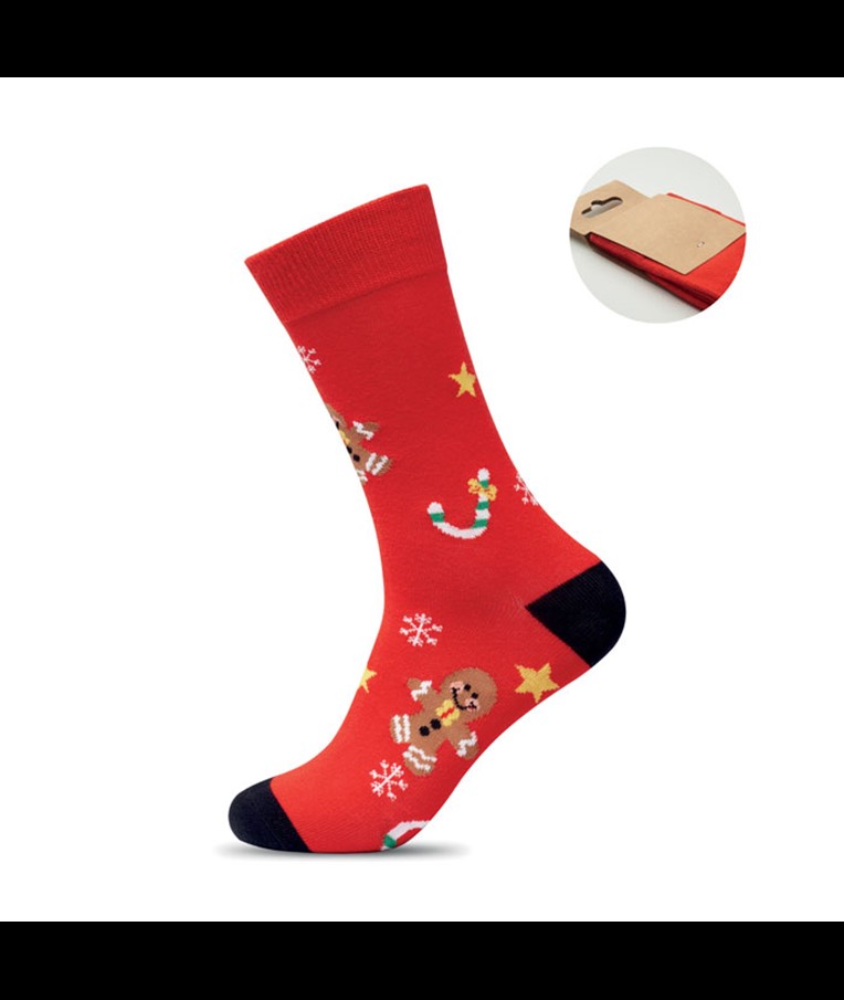 PAIR OF CHRISTMAS SOCKS SOC MEDIUM M 