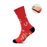 PAIR OF CHRISTMAS SOCKS SOC MEDIUM M 