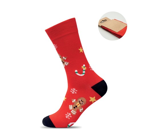 PAIRE DE CHAUSSETTES DE NOËL SOC MEDIUM M 