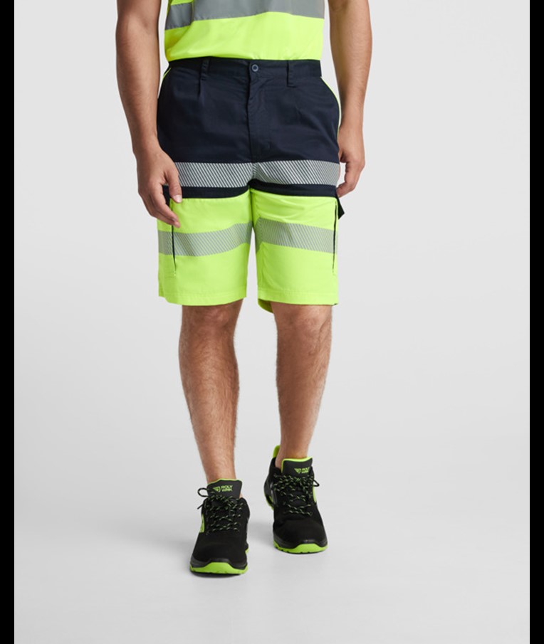 PANTALONES CORTOS DE TRABAJO HIVIS ROLY LADA