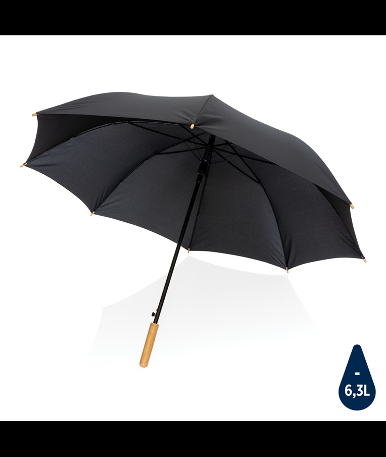 PARAGUAS AUTOMÁTICO RPET 190T DE BAMBÚ IMPACT AWARE ™