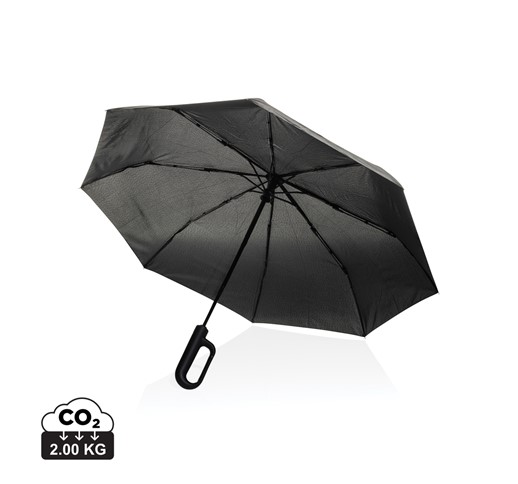 PARAPLUIE YARA 21" AWARE™ RPET AVEC MOUSQUETON