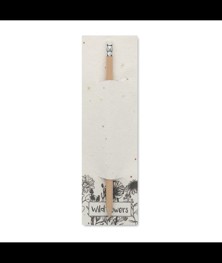 PENSEED-LÁPIZ NATURAL EN ESTUCHE CON SEMILLAS