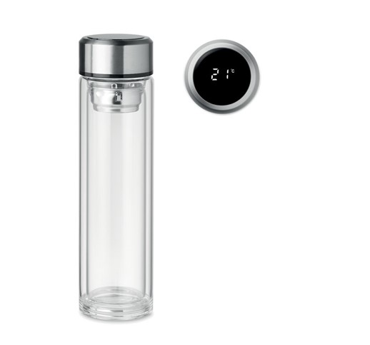 POLE GLASS - BOTTLE WITH TOUCH THERMOMETER