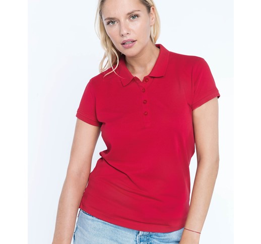 POLO À MANCHES COURTES EN PIQUÉ POUR FEMME