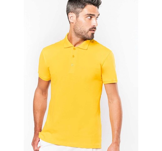 POLO EN PIQUÉ À MANCHES COURTES POUR HOMME