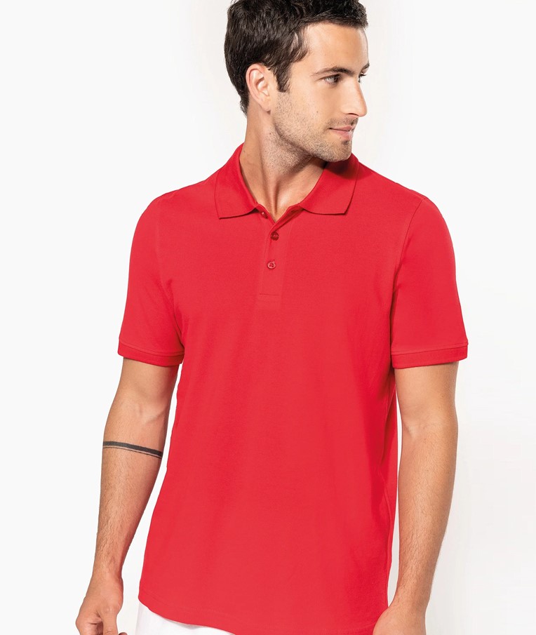 POLO HOMBRE PIQUÉ MANGA CORTA