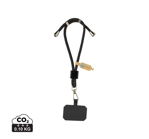 PORTE-TÉLÉPHONE RÉGLABLE AVEC DRAGONNE CARRYLOOP RCS PET RECYCLÉ