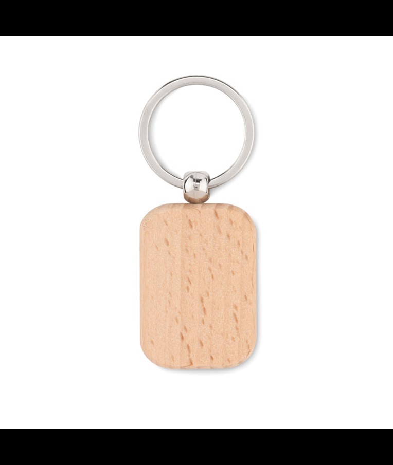 POTY WOOD - LLAVERO RECTANGULAR