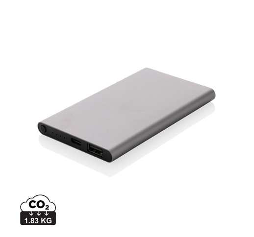 POWERBANK 4000MAH EN PLASTIQUE RECYCLÉ/ALUMINIUM RCS
