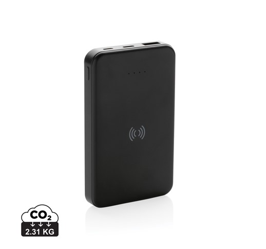 POWERBANK 5000MAH AVEC INDUCTION 5W EN PLASTIQUE RECYCLÉ RCS