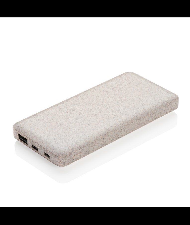 POWERBANK OD 10.000 MAH OD PŠENIČNE SLAME