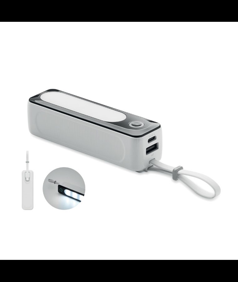 POWLIGHT-POWERBANK 5000 MAH CON LUZ COB