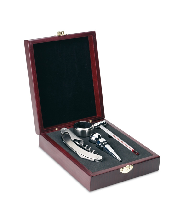 PREMIUM - SET VINO EN CAJA DE MADERA