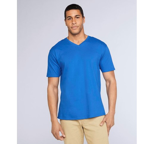 PREMIUM COTTON ADULT V-NECK T-SHIRT