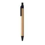 PUSH BUTTON BALL PEN ITEA COLOUR IN BAMBOO