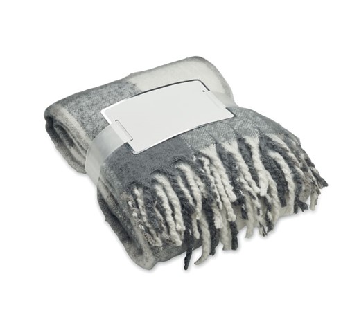 QUET - COUVERTURE EN MOHAIR À CARREAUX