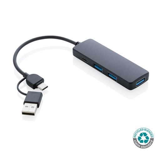 RCS RECYCELTER USB-HUB MIT DUAL-INPUT