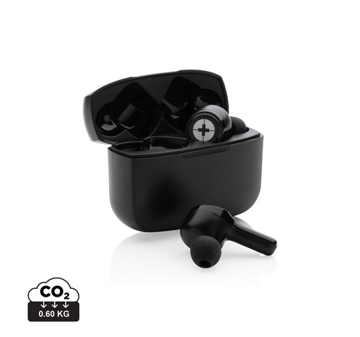 RCS RECYCLED PLASTIC SWISS PEAK ANC TWS EARBUDS