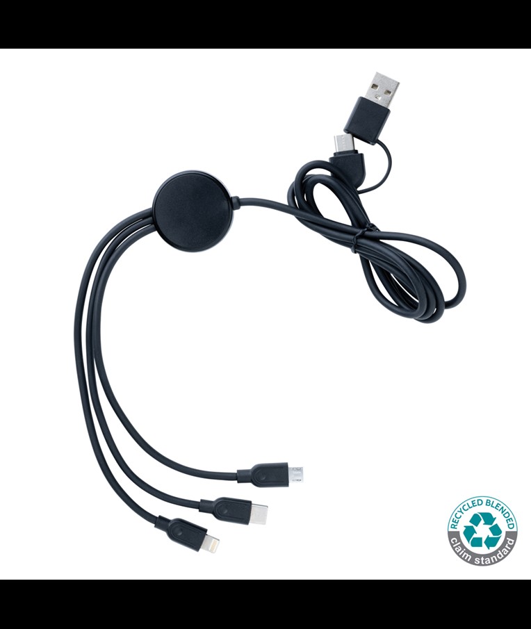 RCS RECYCLED TPE AND RECYCLED PLASTIC 6-IN-1 CABLE