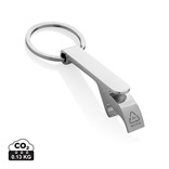 RCS RECYCLED ZINC ALLOY BOTTLE OPENER KEYCHAIN