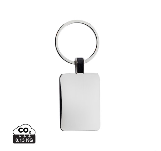 RCS RECYCLED ZINC ALLOY RECTANGLE KEYRING