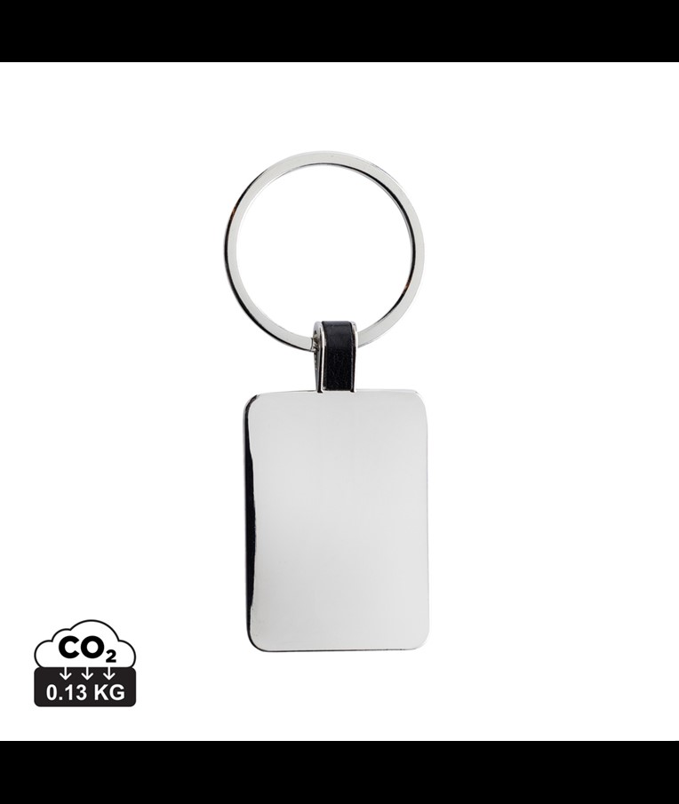 RCS RECYCLED ZINC ALLOY RECTANGLE KEYRING