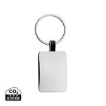 RCS RECYCLED ZINC ALLOY RECTANGLE KEYRING