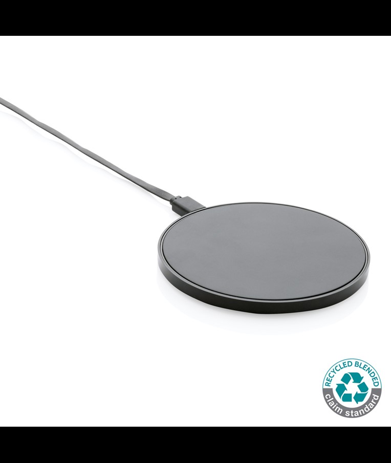 RCS STANDARD RECYCLED PLASTIC 10W WIRELESS CHARGER