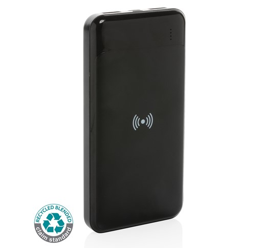 RCS STANDARD RECYCLED PLASTIC WIRELESS POWERBANK