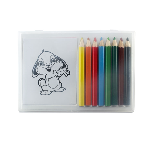 RECREATION - SET CRAYONS DE COULEUR EN BOIS 