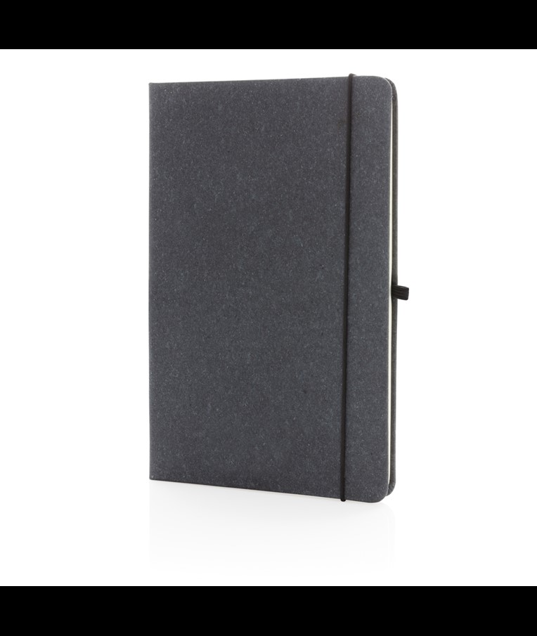 RECYCLED LEATHER HARDCOVER NOTEBOOK A5