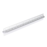 REGLA TRIANGULAR DE ALUMINIO